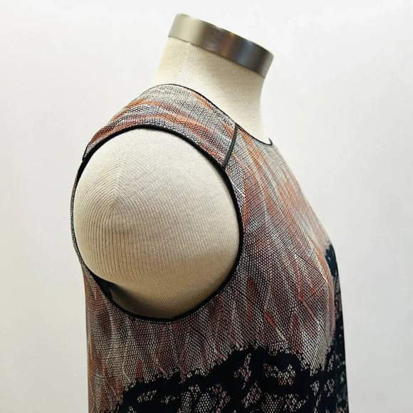 DANIEL RAINN Women Sleeveless Pullover Round Neck Semi Sheer Shirt Size Small - Picture 7 of 14